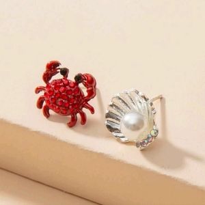 🍉5 for $25* Crab Shell Earrings